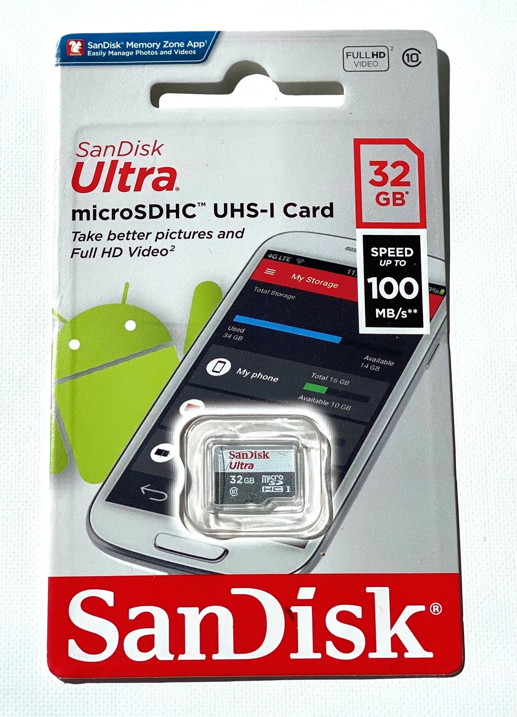 SanDisk 32GB Ultra Micro SDHC Memory Card Works with Samsung Galaxy Tab E 8.0