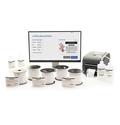 Brother High-Resolution Facility and Safety Label Printer TD 4750TNWBCS