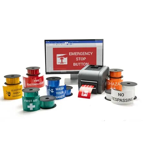 Brother High-Resolution Facility and Safety Label Printer TD 4750TNWBCS